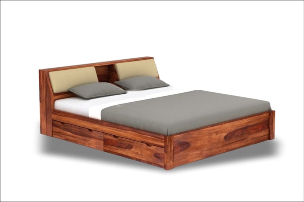 Wooden Bed - Image 2