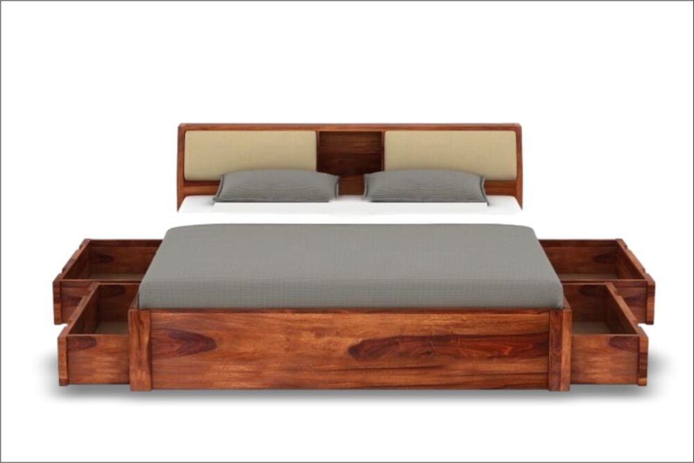 Wooden Bed - Image 3