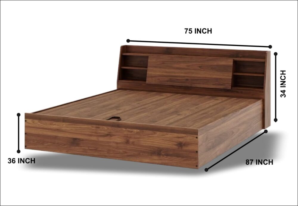 Wooden Bed - Image 2