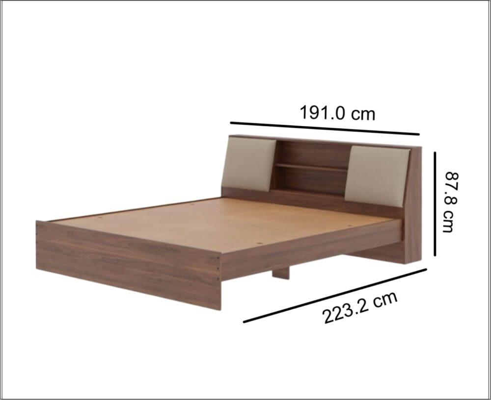 Elegant Dreams : Upholstered Headboard Bed - Image 5