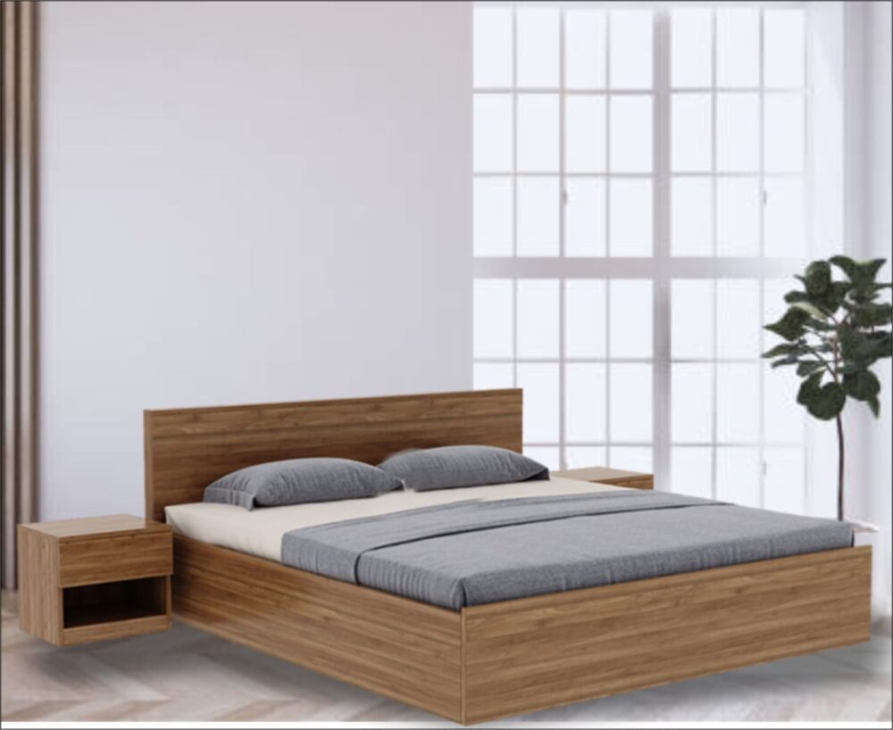 Stylish Bed with Storage Box